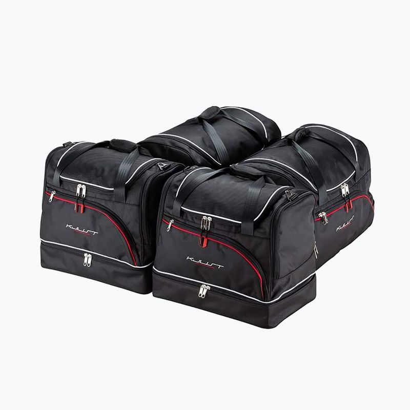 Gepäckträgertaschen-Set KJUST Toyota Corolla Limousine 2013-2018 4 Stk. Schwarz