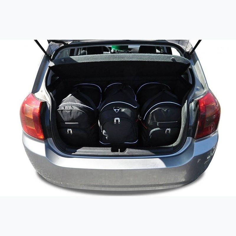 Gepäckträgertaschen-Set KJUST Toyota Corolla Hatchback 2001-2009 3 Stk. Schwarz 14