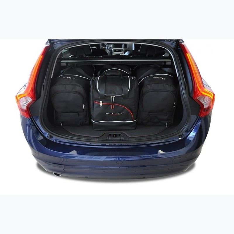 Gepäckträgertaschen-Set KJUST Volvo V60 Cross Country 2015-2018 4 Stk. Schwarz 16
