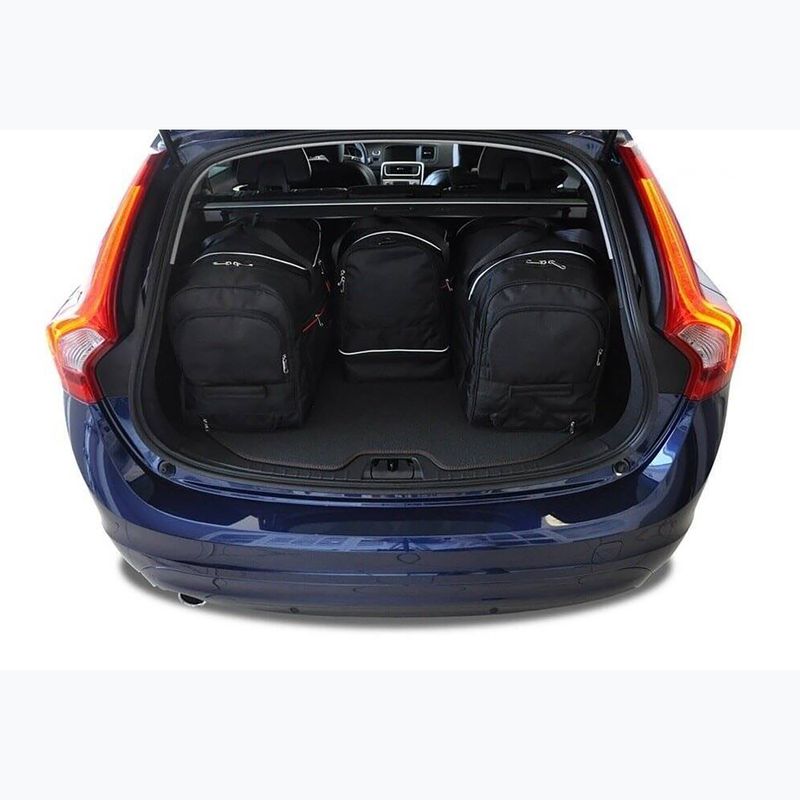 Gepäckträgertaschen-Set KJUST Volvo V60 Cross Country 2015-2018 4 Stk. Schwarz 17