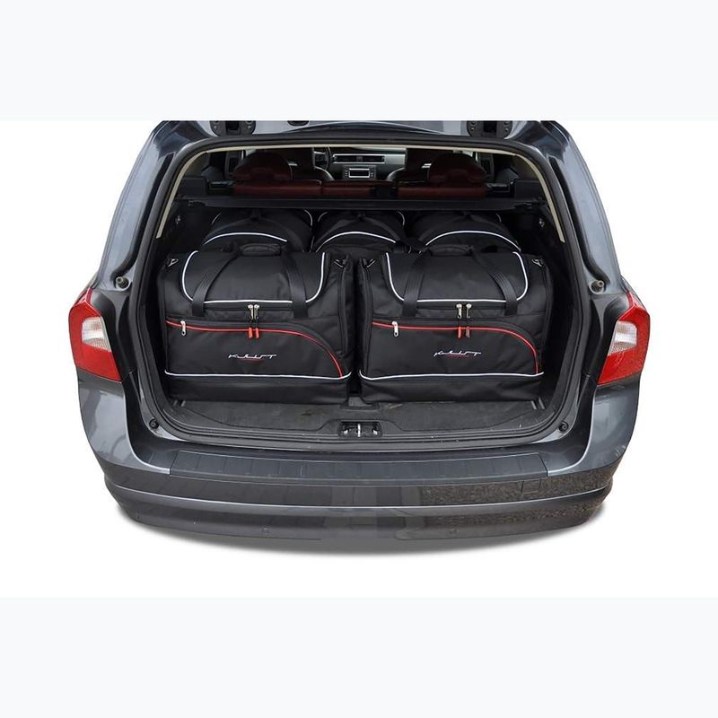 Gepäckträgertaschen-Set KJUST Volvo V70 2007-2016 5 Stk. Schwarz 16