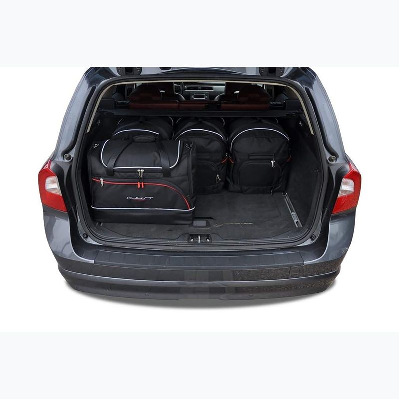 Gepäckträgertaschen-Set KJUST Volvo V70 2007-2016 5 Stk. Schwarz 17