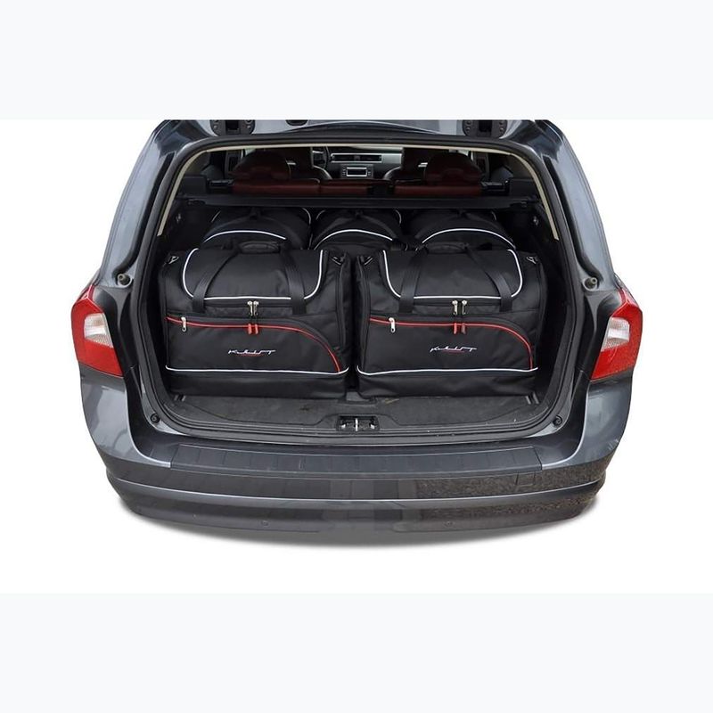 Gepäckträgertaschen-Set KJUST Volvo XC70 2007-2016 5 Stk. Schwarz 16