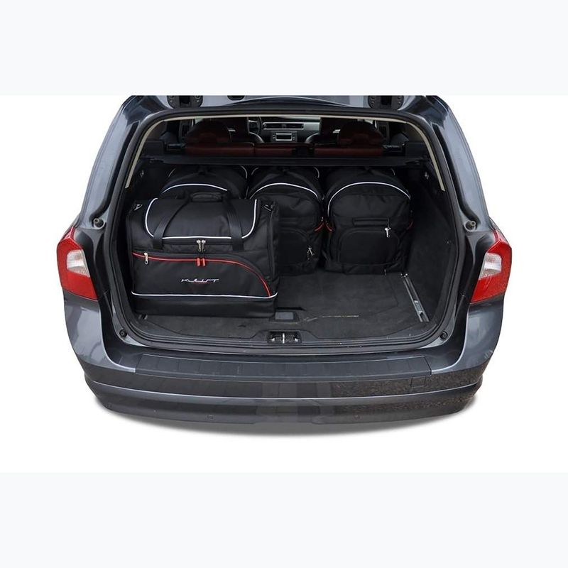 Gepäckträgertaschen-Set KJUST Volvo XC70 2007-2016 5 Stk. Schwarz 17
