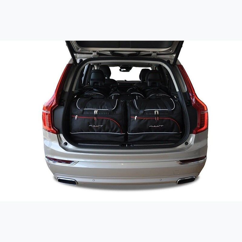 Gepäckträgertaschen-Set KJUST Volvo Xc90 2014+ 7 Stk. Schwarz 16