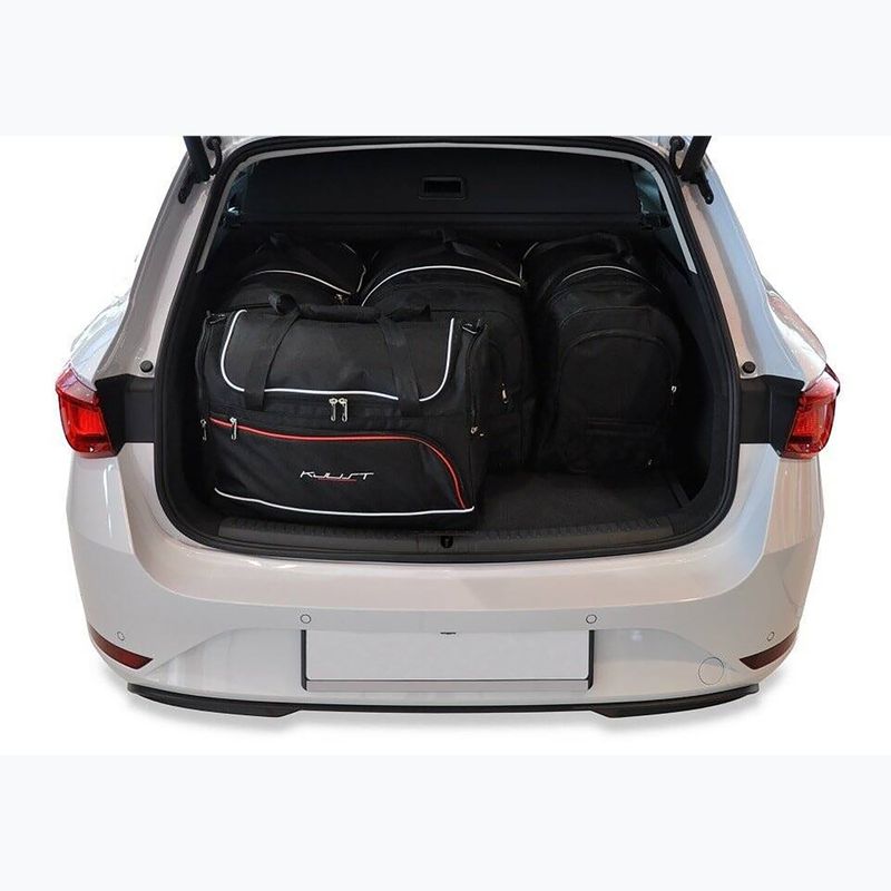Gepäckträgertaschen-Set KJUST Seat Leon St Hybrid 2020+ 5 Stk. Schwarz 15