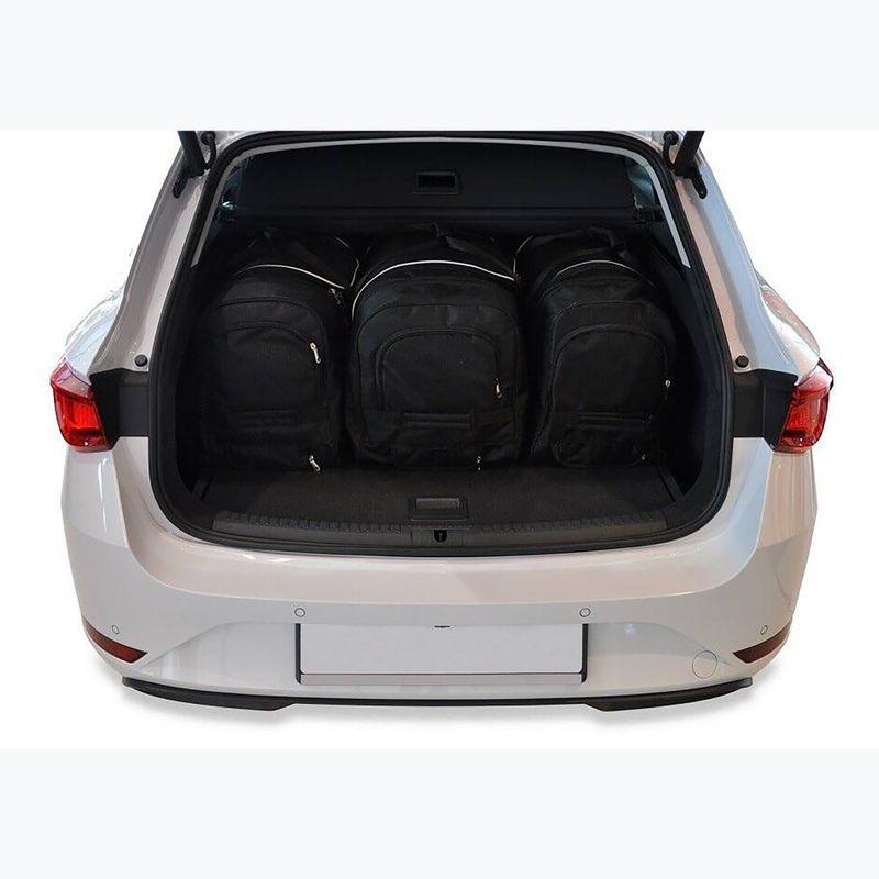 Gepäckträgertaschen-Set KJUST Seat Leon St Hybrid 2020+ 5 Stk. Schwarz 16