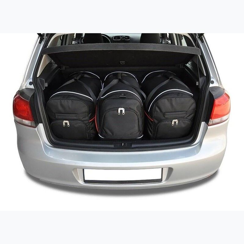 Gepäckträgertaschen-Set KJUST Volkswagen Golf Hatchback 2008-2012 3 Stk. Schwarz 15