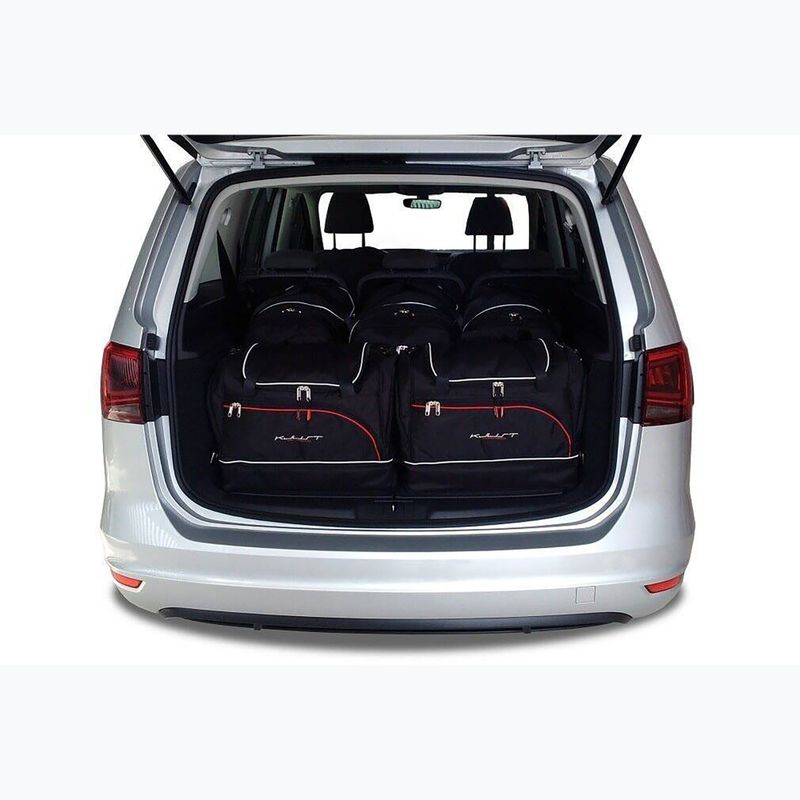 Gepäckträgertaschen-Set KJUST Volkswagen Sharan 2010+ 5 Stk. Schwarz 16