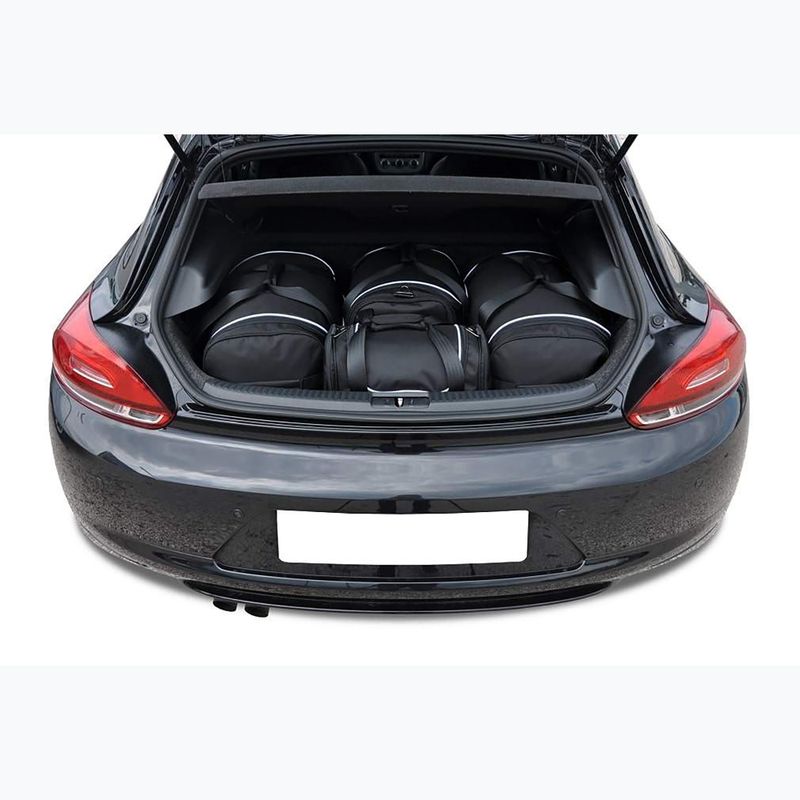 Gepäckträgertaschen-Set KJUST Volkswagen Scirocco 2008-2017 4 Stk. Schwarz 17
