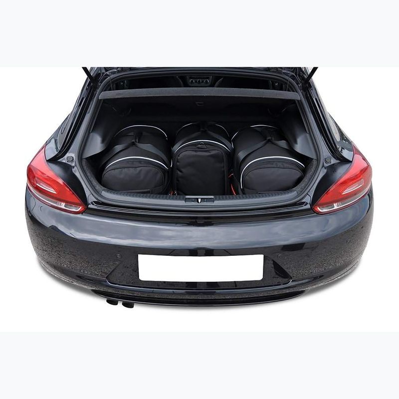 Gepäckträgertaschen-Set KJUST Volkswagen Scirocco 2008-2017 4 Stk. Schwarz 18