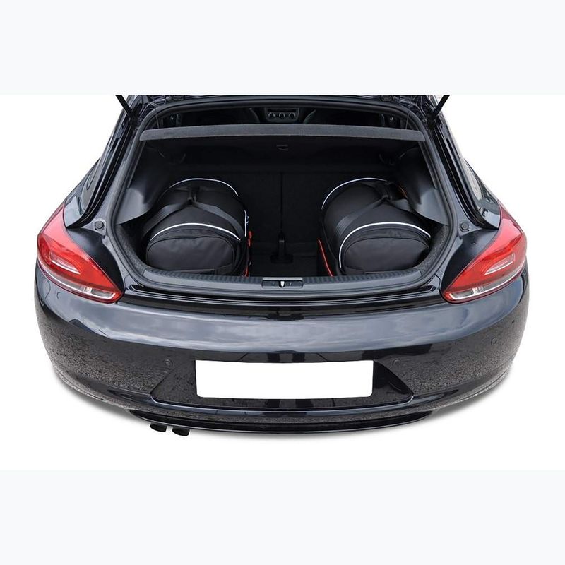 Gepäckträgertaschen-Set KJUST Volkswagen Scirocco 2008-2017 4 Stk. Schwarz 19