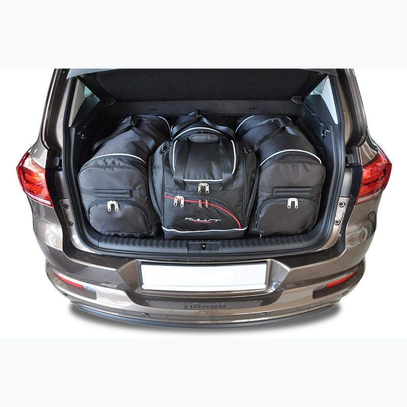 Gepäckträgertaschen-Set KJUST Volkswagen Tiguan 2007-2015 4 Stk. Schwarz 17