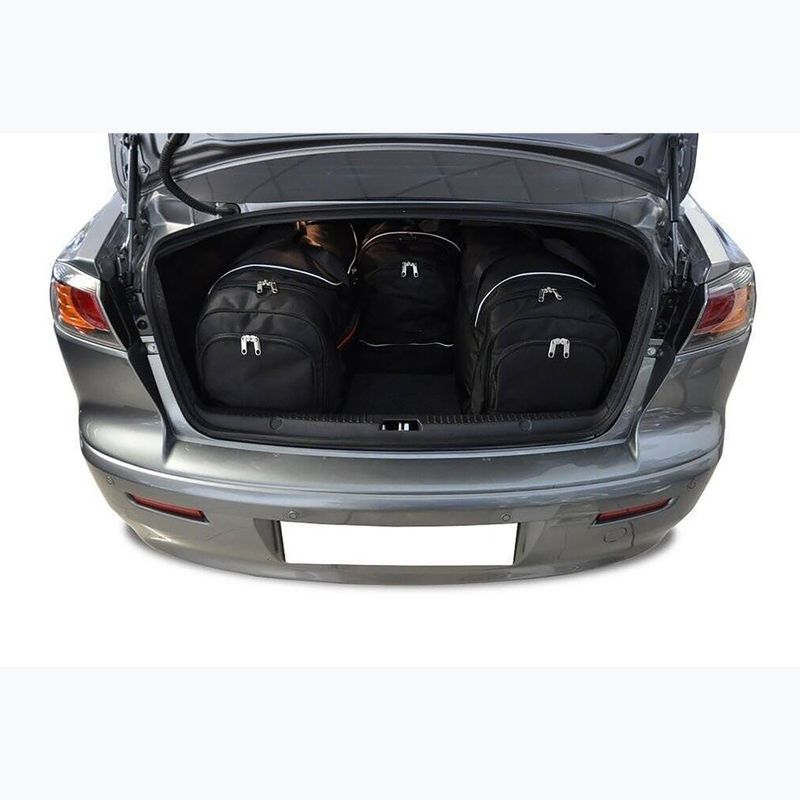 Gepäckträgertaschen-Set KJUST Mitsubishi Lancer Limousine 2007-2016 4 Stk. Schwarz 12