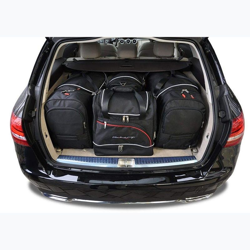 Gepäckträgertaschen-Set KJUST Mercedes-Benz C Combi 2014-2021 4 Stk. Schwarz 11