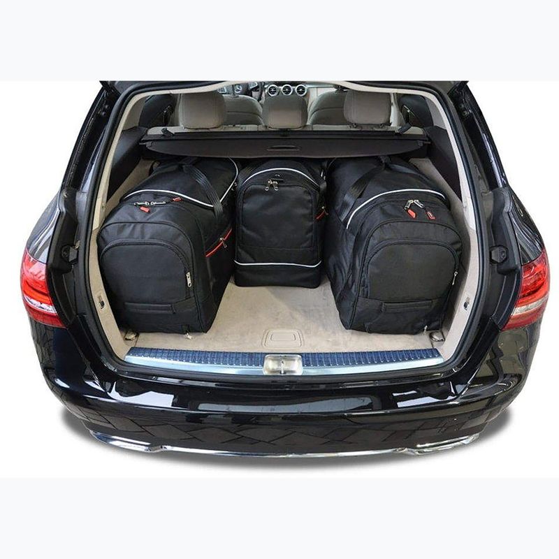 Gepäckträgertaschen-Set KJUST Mercedes-Benz C Combi 2014-2021 4 Stk. Schwarz 12