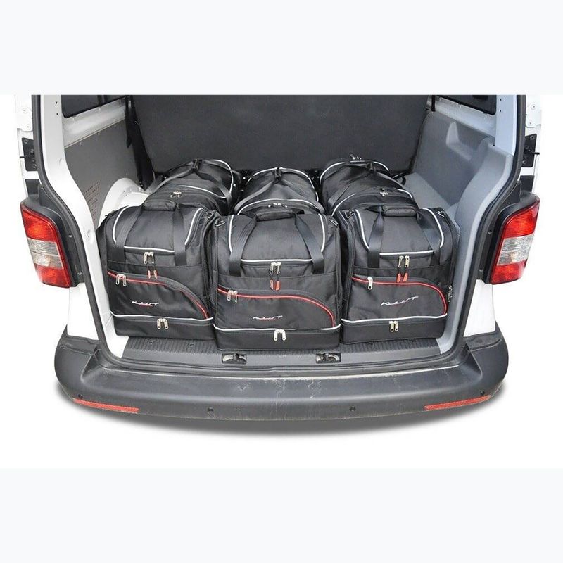 Gepäckträgertaschen-Set KJUST Volkswagen Caravella 2009-2015 6 Stk. Schwarz 14