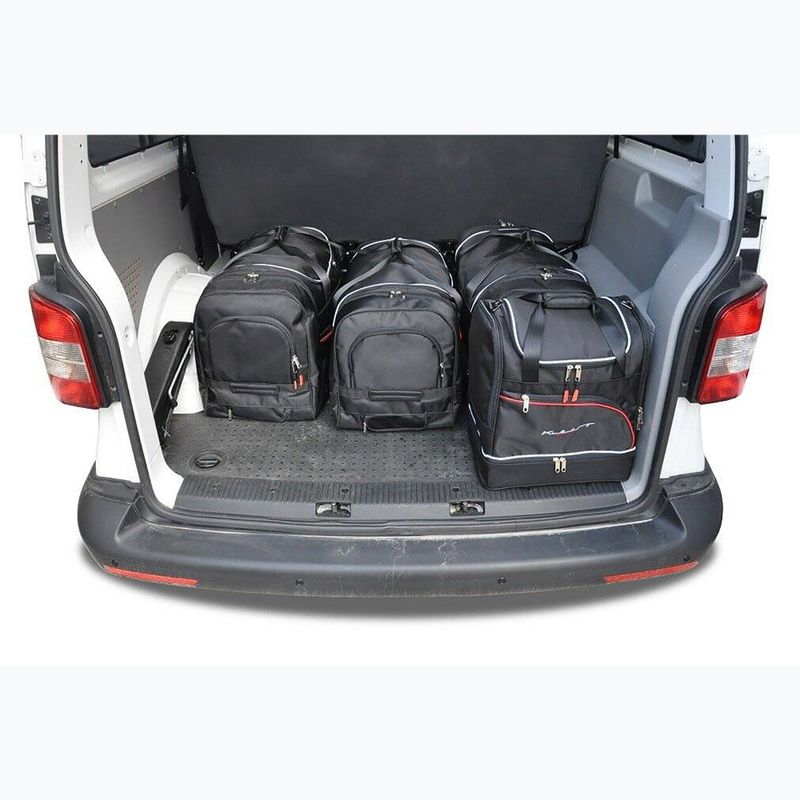 Gepäckträgertaschen-Set KJUST Volkswagen Caravella 2009-2015 6 Stk. Schwarz 16