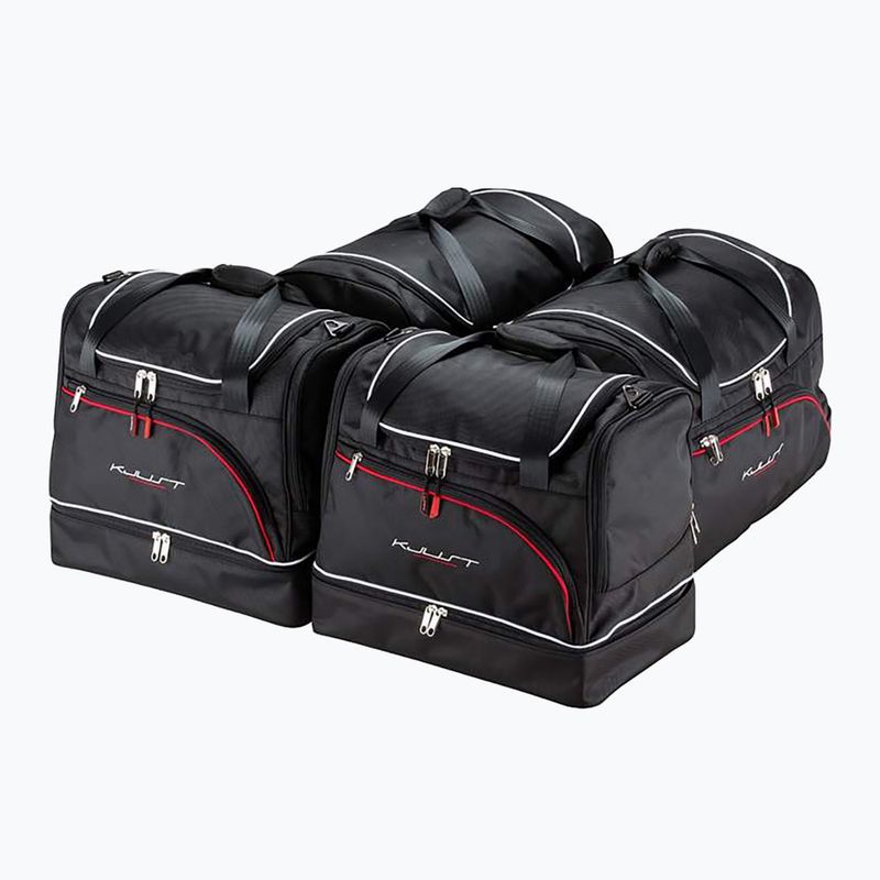 Gepäckträgertaschen-Set KJUST Maserati Ghibli 2013+ 4 Stk. Schwarz