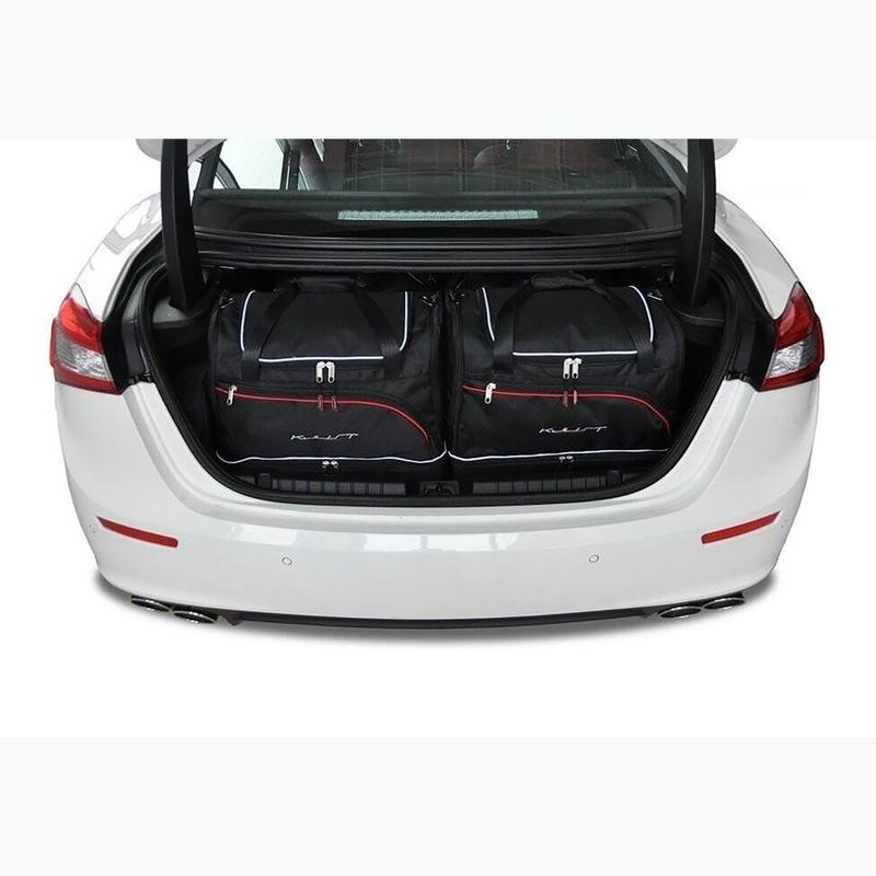 Gepäckträgertaschen-Set KJUST Maserati Ghibli 2013+ 4 Stk. Schwarz 14