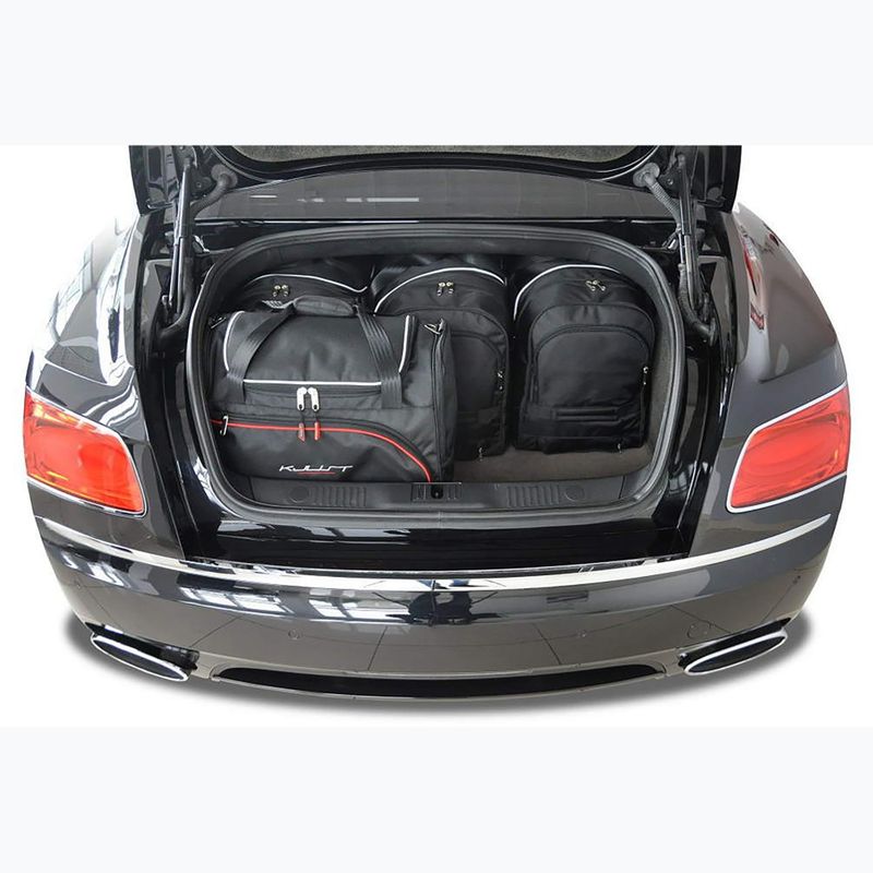 Gepäckträgertaschen-Set KJUST Bentley Continental New Flying Spur 2005-2013 5 Stk black 15