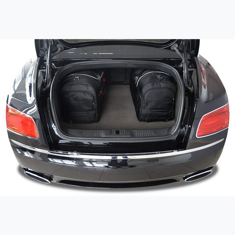 Gepäckträgertaschen-Set KJUST Bentley Continental New Flying Spur 2005-2013 5 Stk black 17