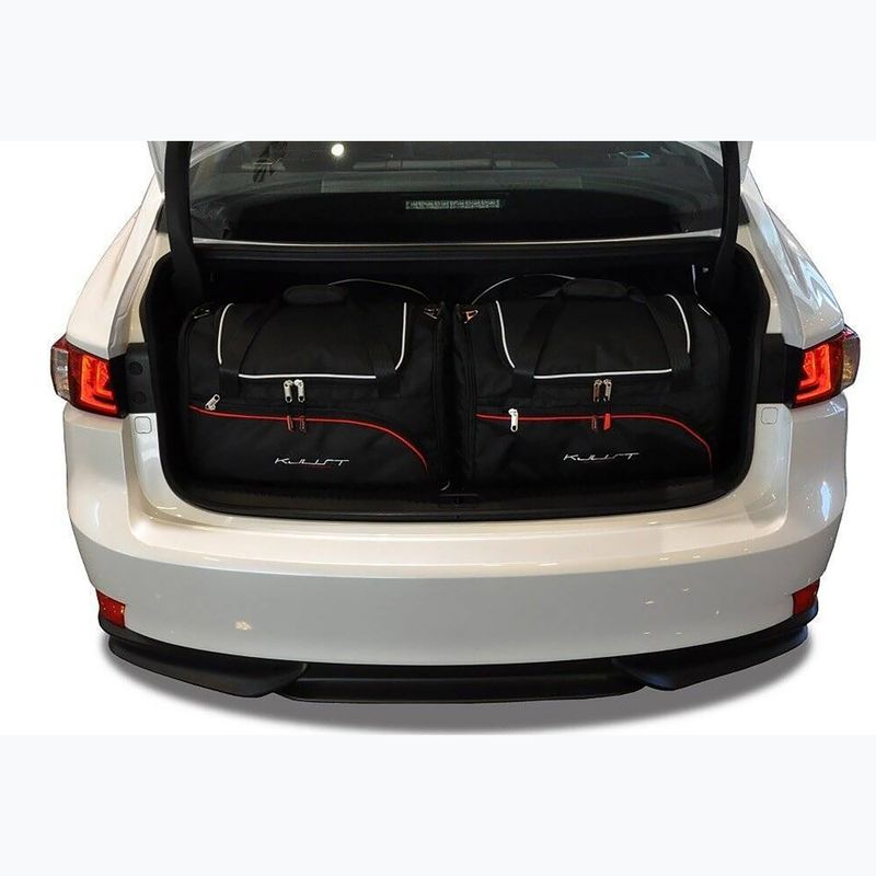 Gepäckträgertaschen-Set KJUST Lexus LS HEV 2013-2020 4 Stk black 13