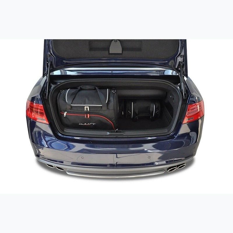 KJUST Audi A5 Cabrio Kofferraumtaschen Set 2008-2016 4 Stück schwarz 16