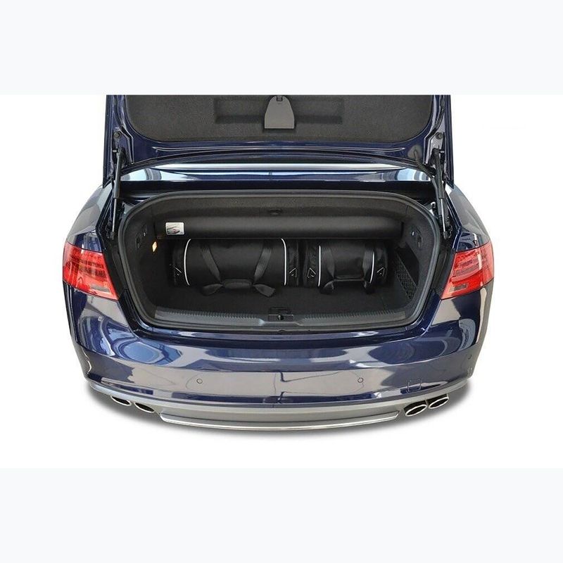KJUST Audi A5 Cabrio Kofferraumtaschen Set 2008-2016 4 Stück schwarz 17
