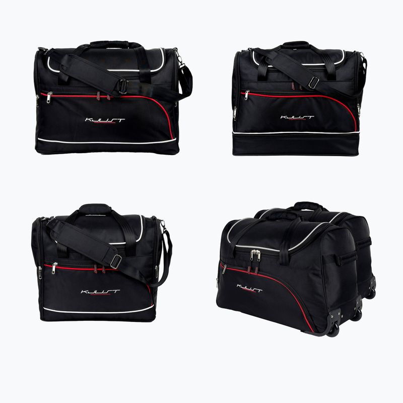 Gepäckträgertaschen-Set KJUST Skoda Fabia Kombi 2014-2021 5 Stk. Schwarz