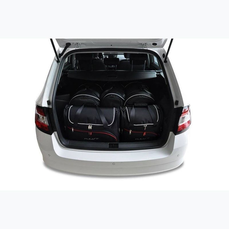 Gepäckträgertaschen-Set KJUST Skoda Fabia Kombi 2014-2021 5 Stk. Schwarz 12