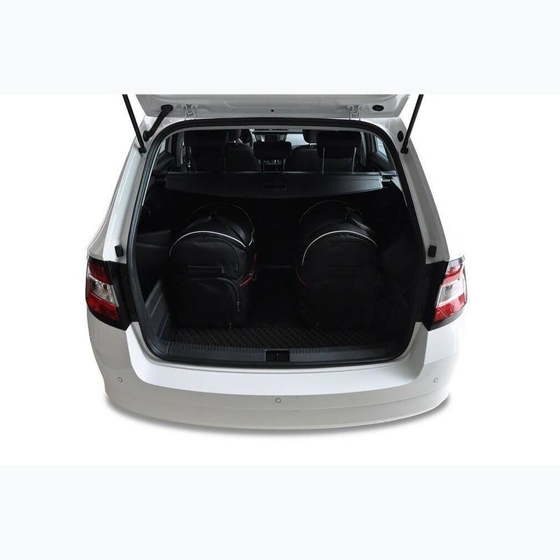 Gepäckträgertaschen-Set KJUST Skoda Fabia Kombi 2014-2021 5 Stk. Schwarz 15