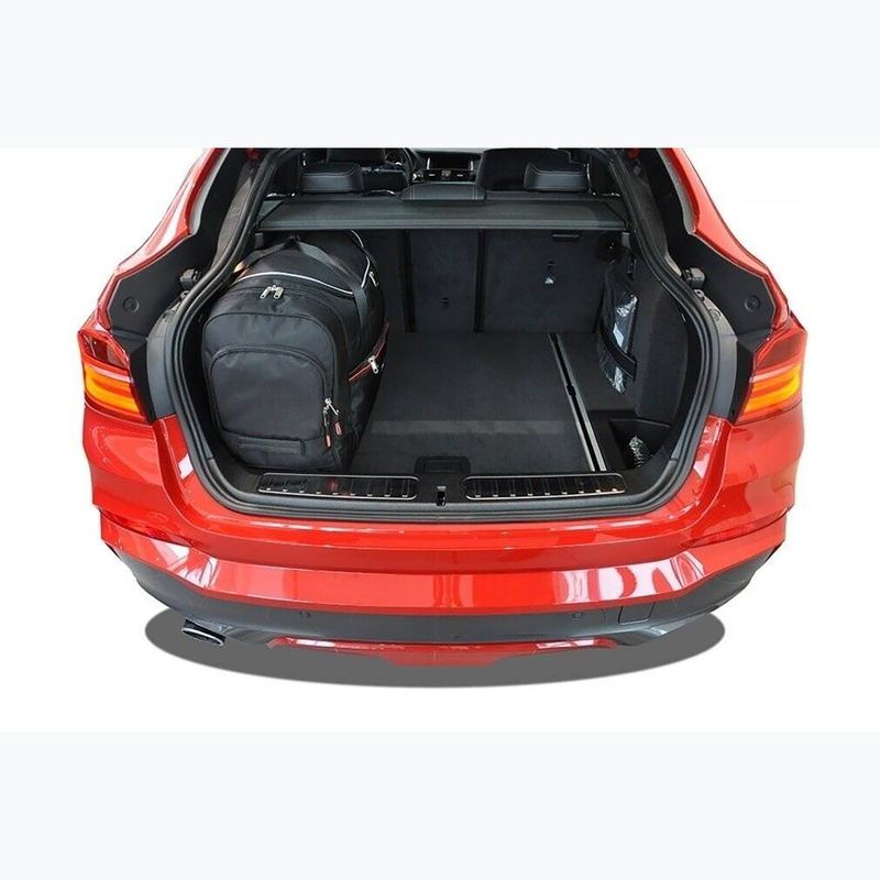 KJUST BMW X4 2014-2017 Kofferraumtaschen Set 4 Stück schwarz 16