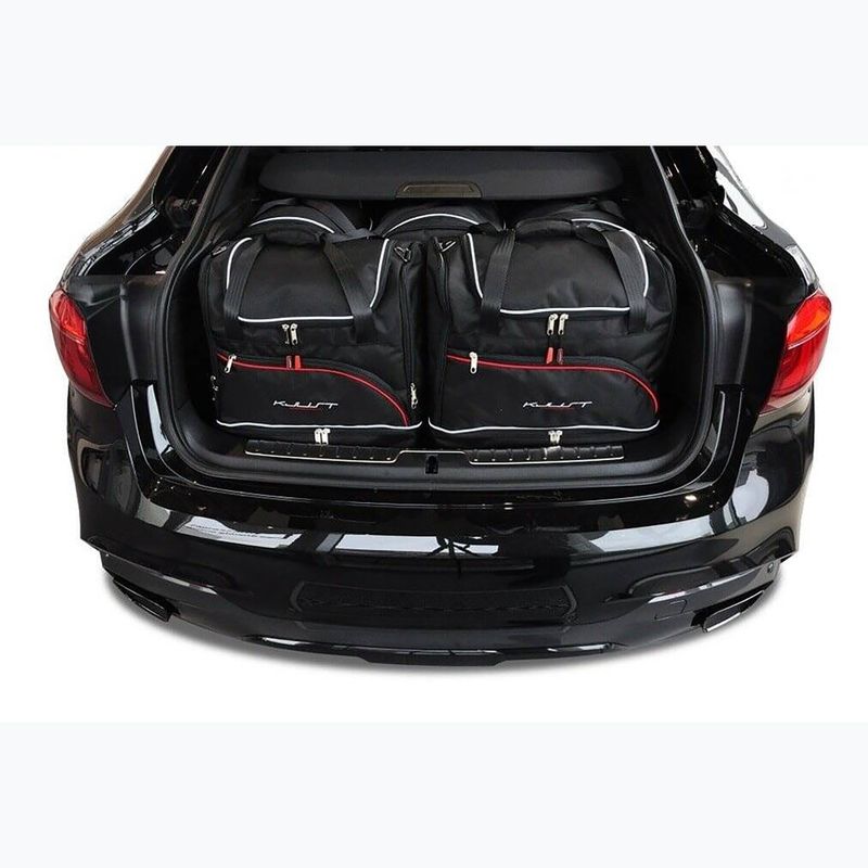 KJUST BMW X6 2014-2019 Kofferraumtaschen Set 5 Stück schwarz 13
