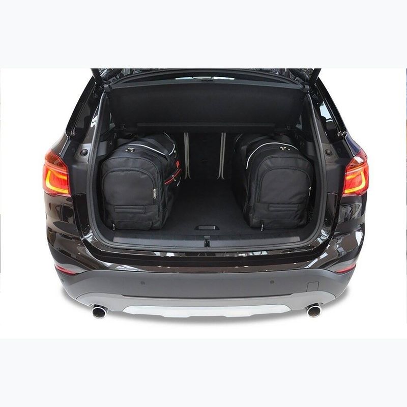 KJUST BMW X1 2015+ 4 Gepäckraumtaschen Set schwarz 15