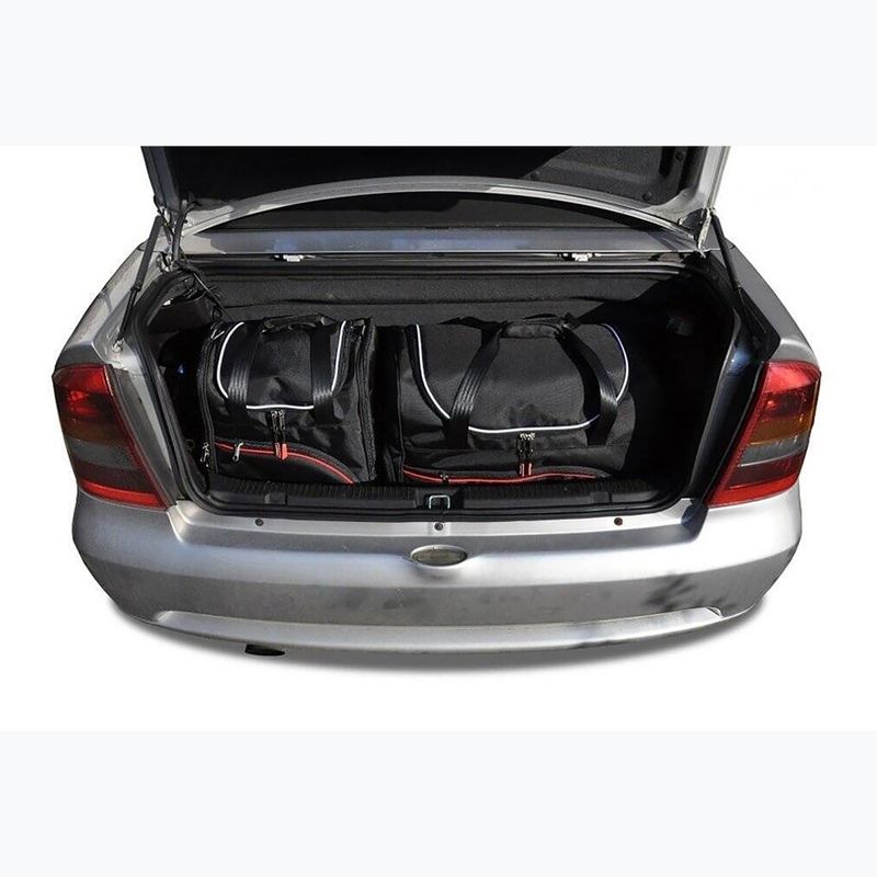 Gepäckträgertaschen-Set KJUST Opel Astra Cabrio 2001-2006 4 Stk. Schwarz 12