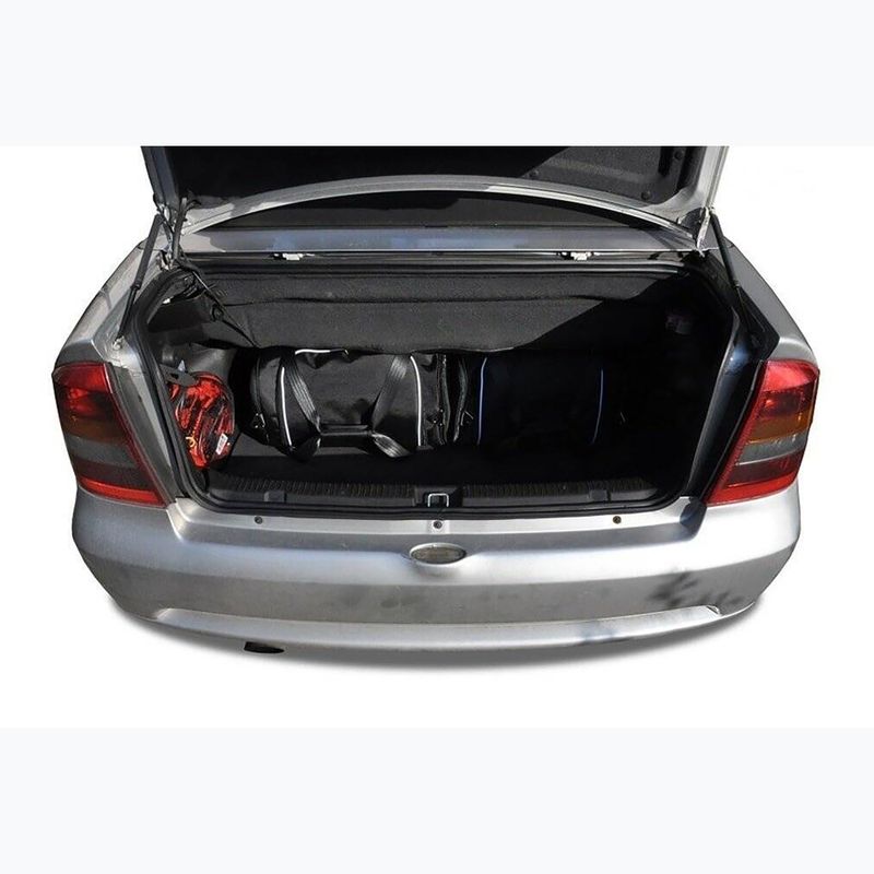 Gepäckträgertaschen-Set KJUST Opel Astra Cabrio 2001-2006 4 Stk. Schwarz 13