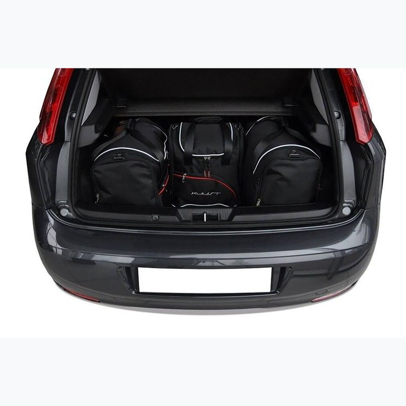Gepäckträgertaschen-Set KJUST Fiat Punto 2012+ 4 Stk black 16