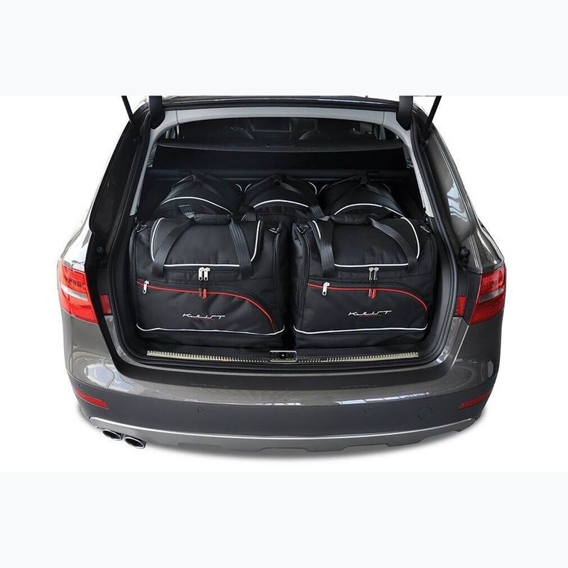 Gepäckträgertaschen-Set KJUST Audi A4 Avant 2008-2015 5 Stk black 16