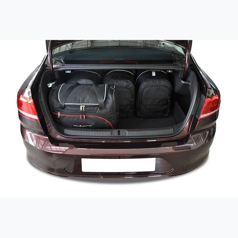 Gepäckträgertaschen-Set KJUST Volkswagen Passat Limousine 2014-2021 5 Stk. Schwarz 17