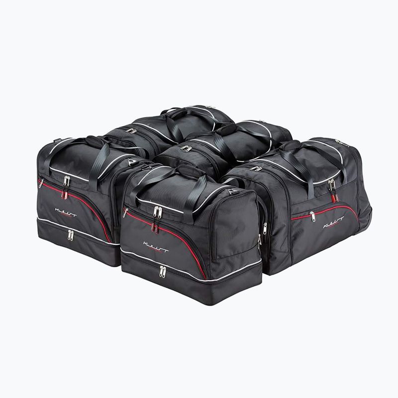 Gepäckträgertaschen-Set KJUST Mazda 6 Limousine 2012+ 5 Stk. Schwarz