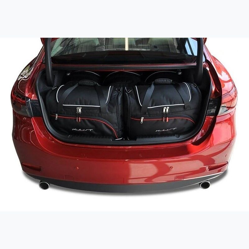 Gepäckträgertaschen-Set KJUST Mazda 6 Limousine 2012+ 5 Stk. Schwarz 11