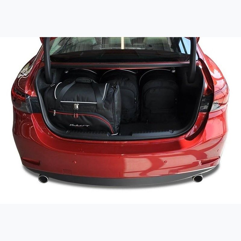 Gepäckträgertaschen-Set KJUST Mazda 6 Limousine 2012+ 5 Stk. Schwarz 12