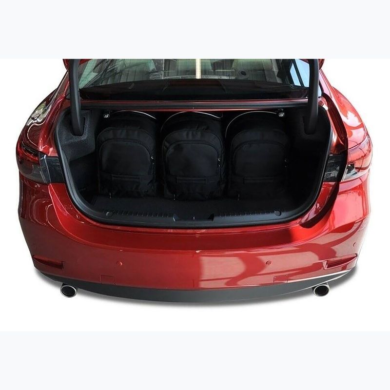 Gepäckträgertaschen-Set KJUST Mazda 6 Limousine 2012+ 5 Stk. Schwarz 13