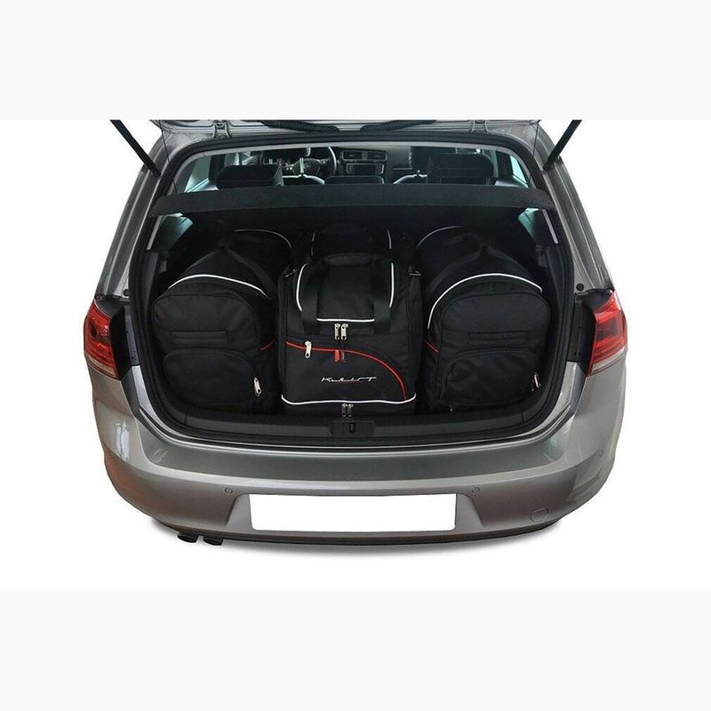Gepäckträgertaschen-Set KJUST Volkswagen Golf Hatchback 2012-2020 4 Stk. Schwarz 11