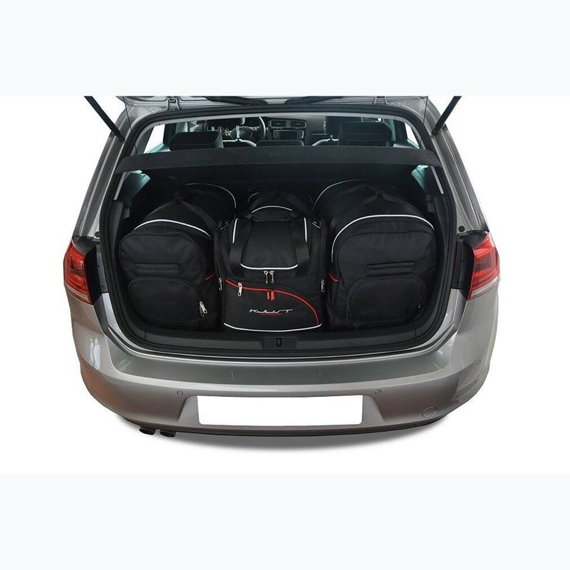 Gepäckträgertaschen-Set KJUST Volkswagen Golf Sportsvan 2013-2020 4 Stk. Schwarz 16