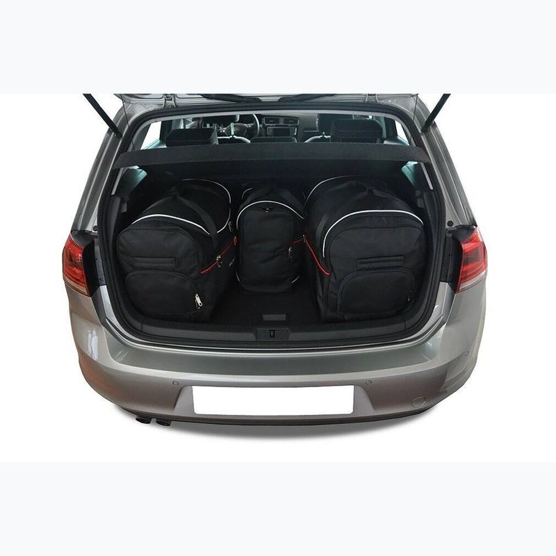 Gepäckträgertaschen-Set KJUST Volkswagen Golf Sportsvan 2013-2020 4 Stk. Schwarz 17