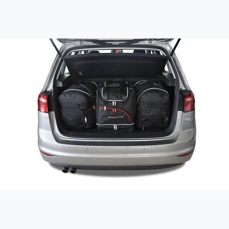 Gepäckträgertaschen-Set KJUST Volkswagen Golf Sportsvan 2013-2020 4 Stk. Schwarz 15
