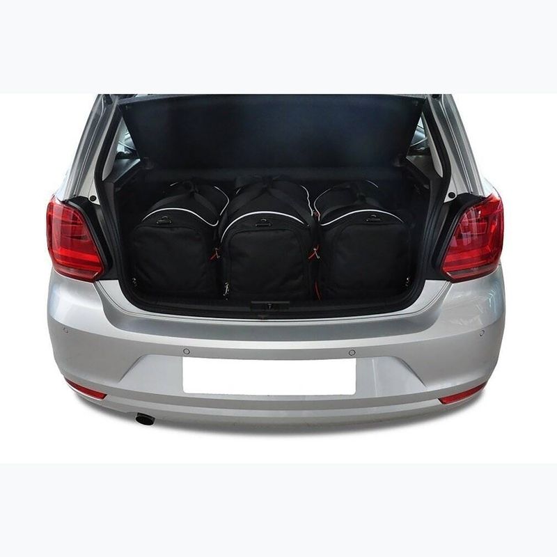 Gepäckträgertaschen-Set KJUST Volkswagen Polo 2009-2017 3 Stk. Schwarz 9