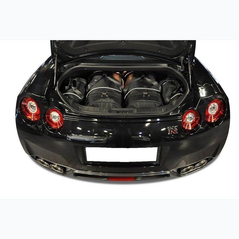 Gepäckträgertaschen-Set KJUST Nissan GT-R 2007+ 4 Stk. Schwarz 13